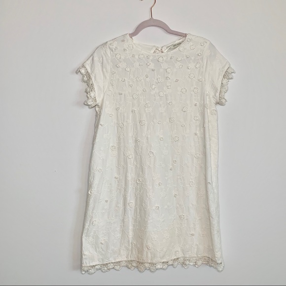 zara white tunic dress